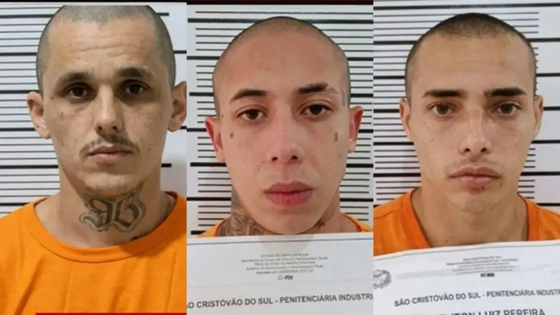 Três detentos fogem de penitenciária no Meio-Oeste de Santa Catarina