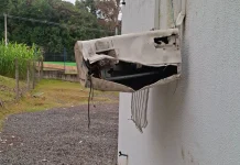 Mais um CEMEI de Videira é alvo de furto e vandalismo Mais um CEMEI de Videira é alvo de furto e vandalismo