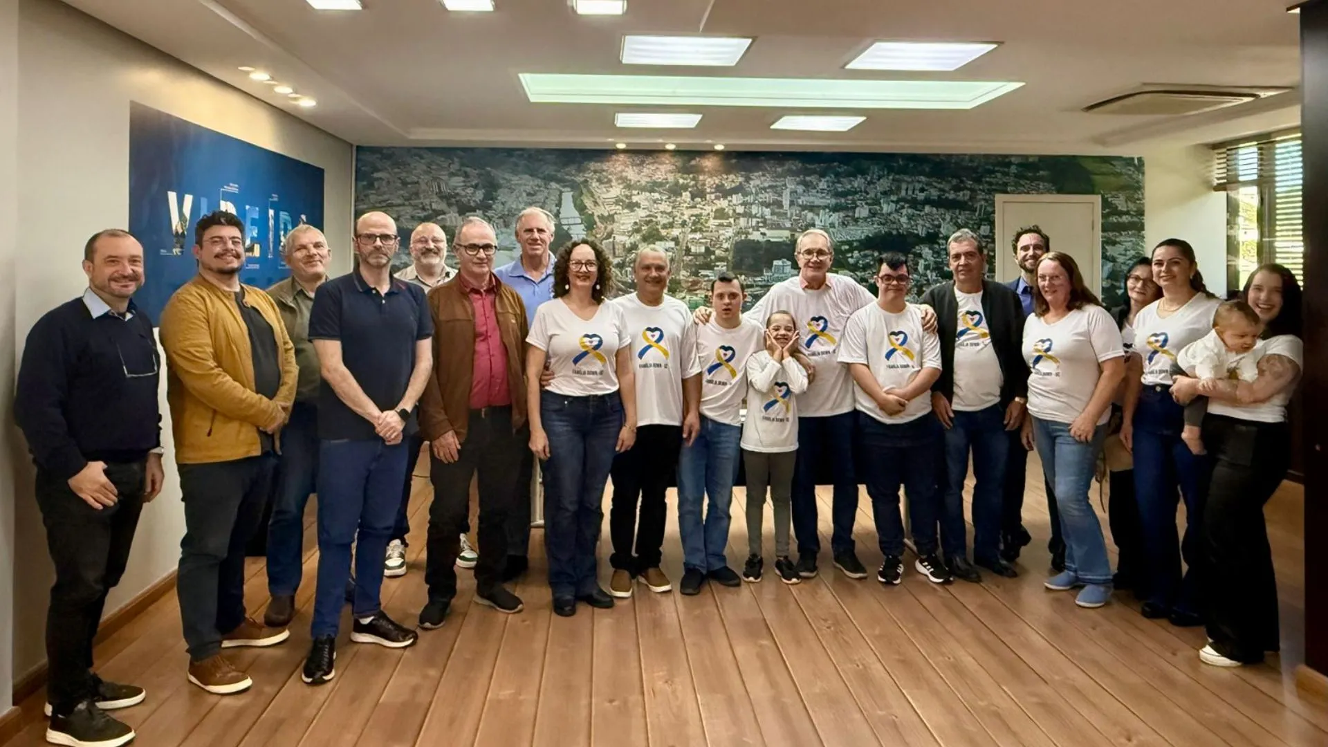Cessão de imóvel oficializa nova sede da Associação Família Down em Videira