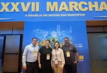 Prefeita de Iomerê participa da Marcha dos Municípios em Brasília Prefeita de Iomerê participa da Marcha dos Municípios em Brasília