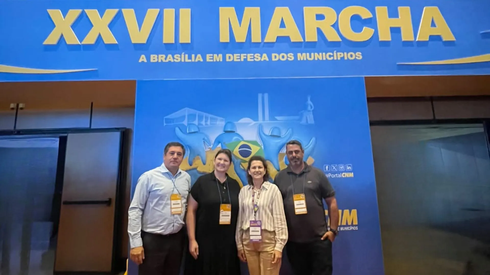 Prefeita de Iomerê participa da Marcha dos Municípios em Brasília