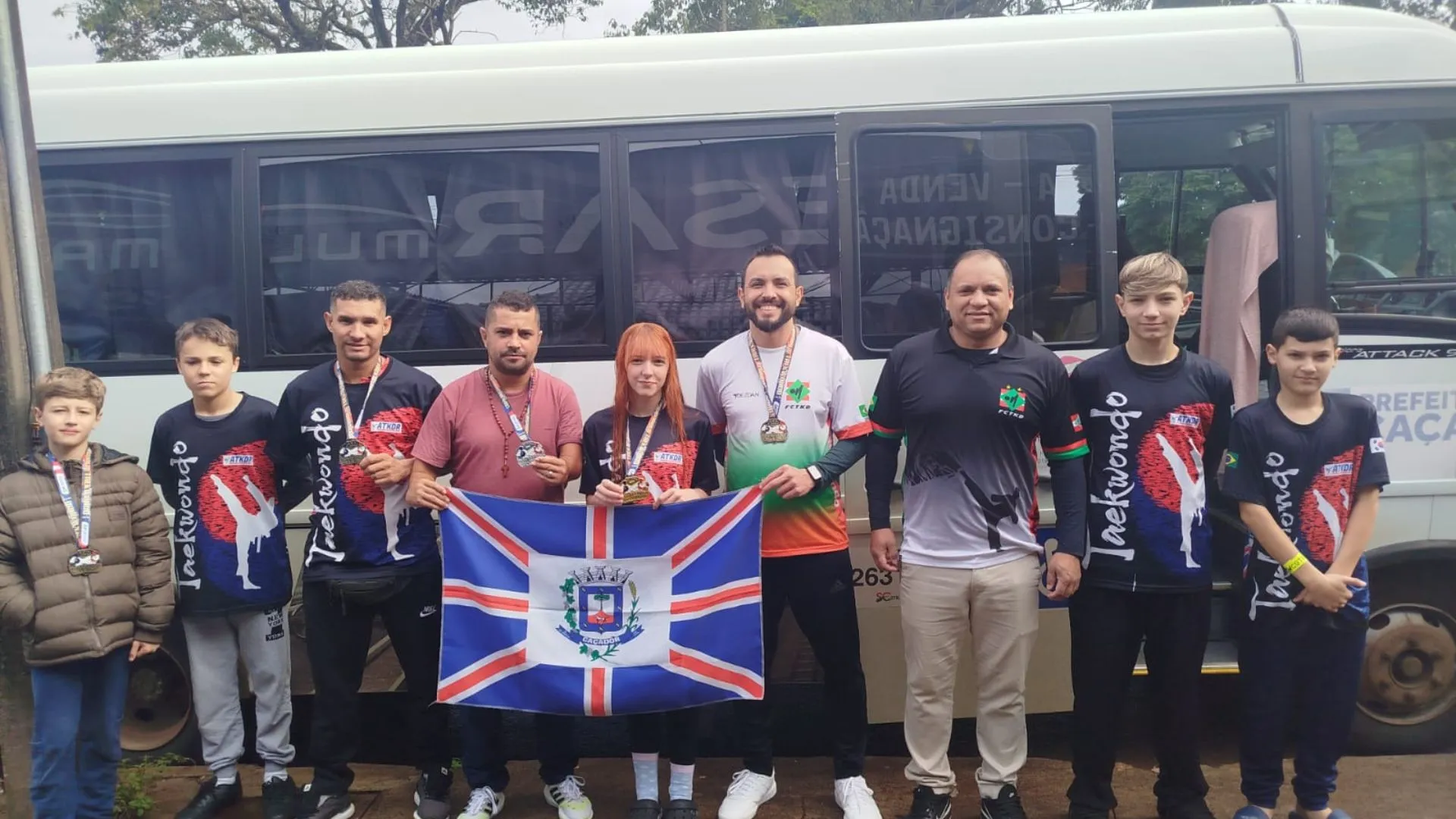 Caçador conquista cinco medalhas no Sul-Brasileiro de Taekwondo