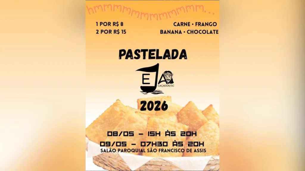 Pastelada do EJA em Caçador arrecada fundos para retiro de jovens