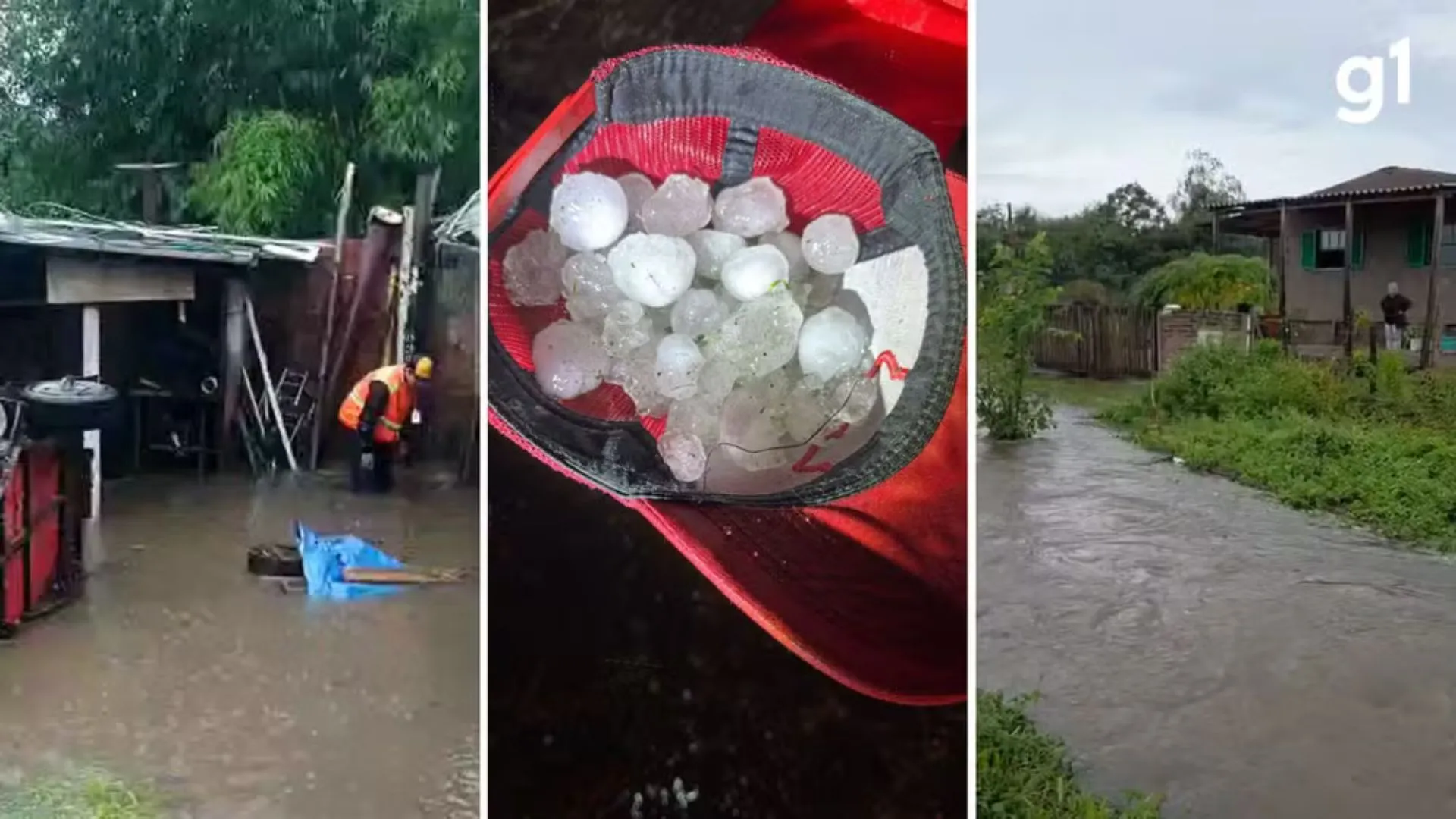 Temporal no RS deixa desalojados e bloqueia rodovias