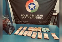Polícia Militar prende em flagrante assaltante em Caçador Polícia Militar prende em flagrante assaltante em Caçador