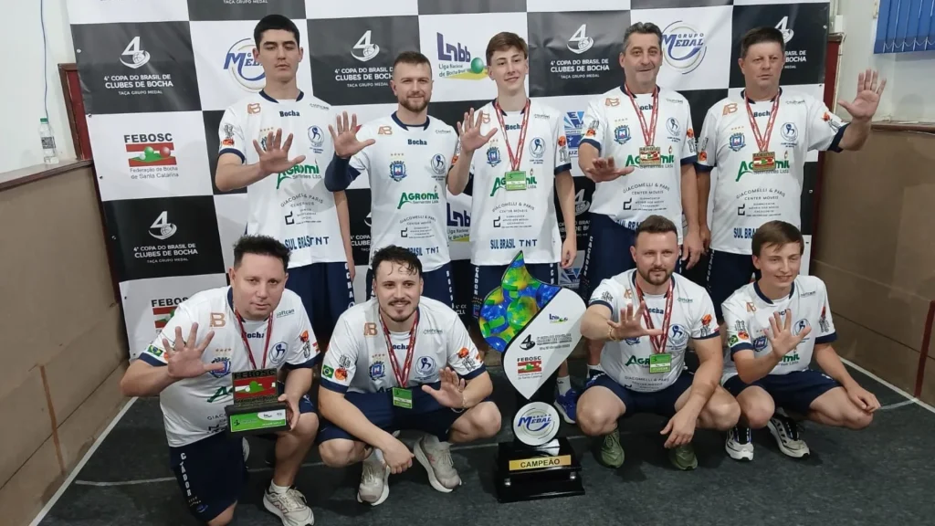 Caçador conquista pentacampeonato brasileiro de bocha