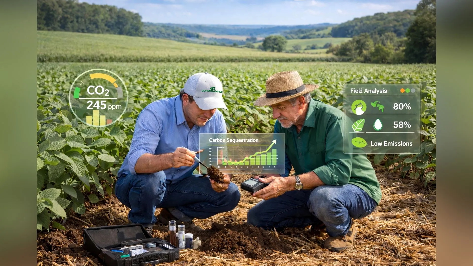 Copercampos inicia projeto de agricultura regenerativa e carbono