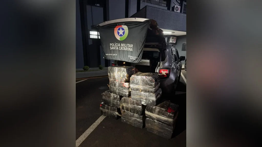Polícia apreende mais de 300 kg de maconha em motel de Caçador