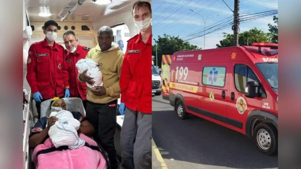 Gêmeos nascem dentro de ambulância a caminho da maternidade