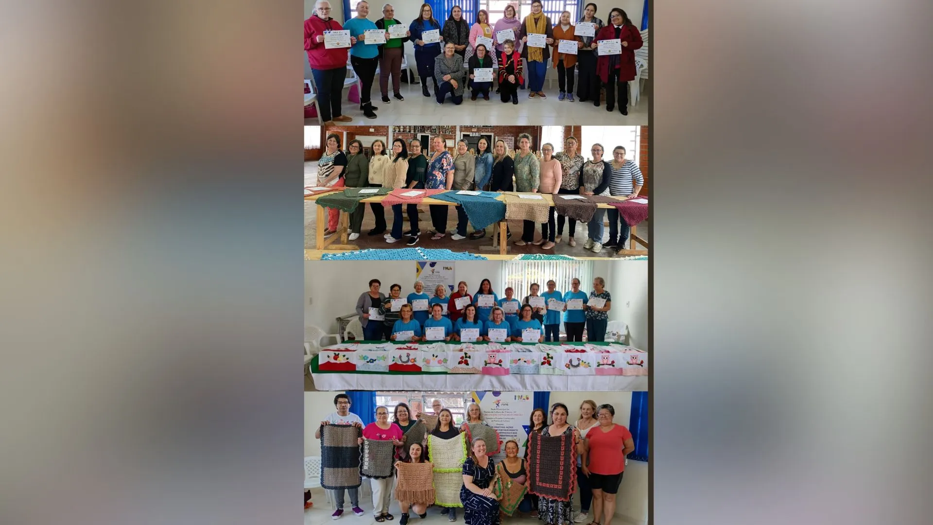 Projeto “Mãos Criativas” beneficia 55 mulheres com formação em artesanato em Videira