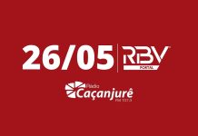 RBV Notícias Caçanjurê – 26/05/2026 – Edição 1558 RBV Notícias Caçanjurê – 26/05/2026 – Edição 1558
