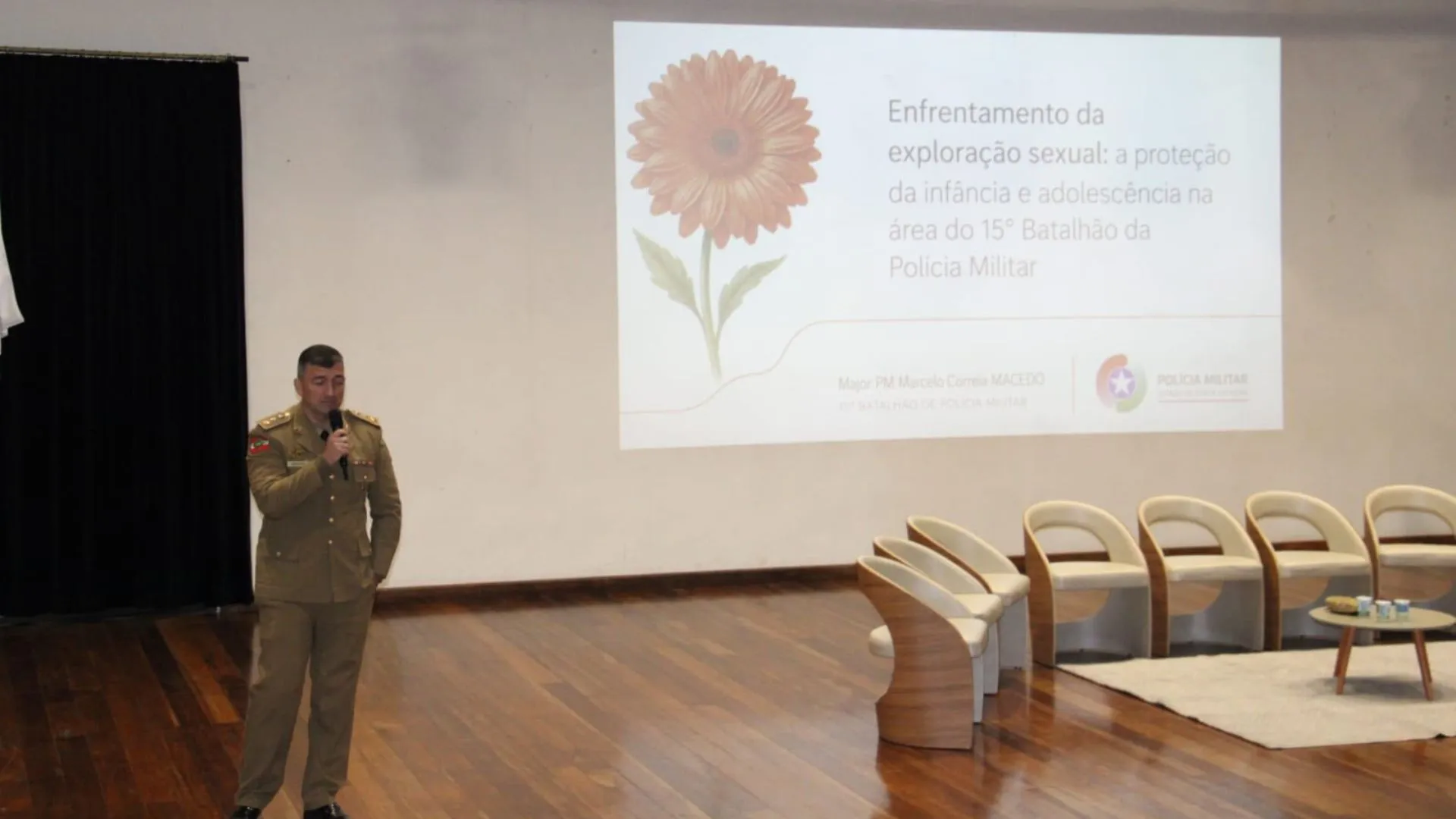 Palestra sobre prevenção à violência é realizada em Caçador e Rio das Antas