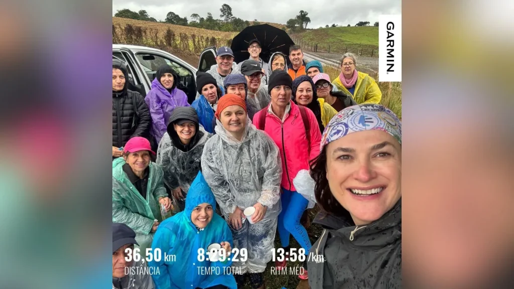 Peregrinação reúne fiéis em caminhada de Caçador a Fraiburgo