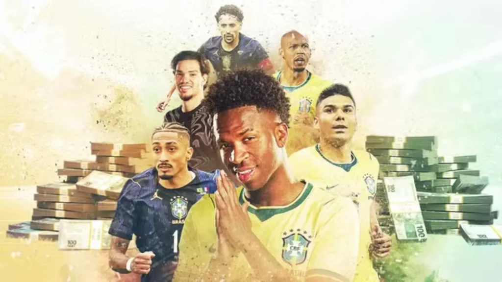Neymar não aparece entre os 10 maiores salários da Seleção Brasileira; confira o ranking