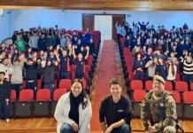 Polícia Ambiental promove ação de conscientização para estudantes de Treze Tílias Polícia Ambiental promove ação de conscientização para estudantes de Treze Tílias