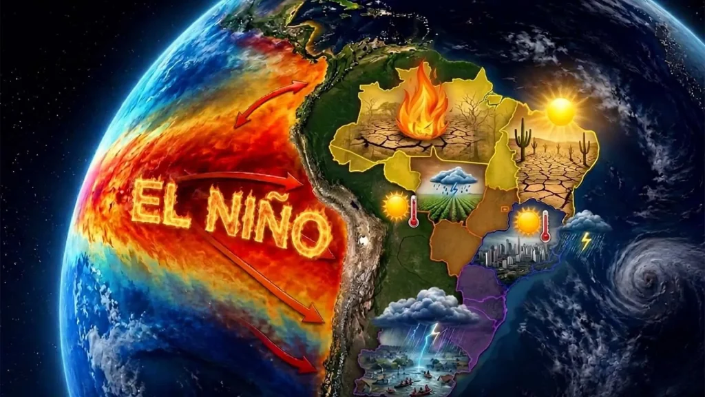 El Niño começa oficialmente e pode se tornar um dos mais fortes da história