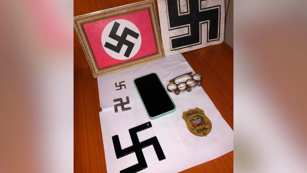 Operação da Polícia Civil combate apologia ao nazismo no Meio-Oeste de SC
