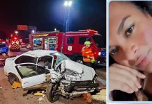 Identificada mulher que morreu em grave acidente entre dois carros em Caçador Identificada mulher que morreu em grave acidente entre dois carros em Caçador