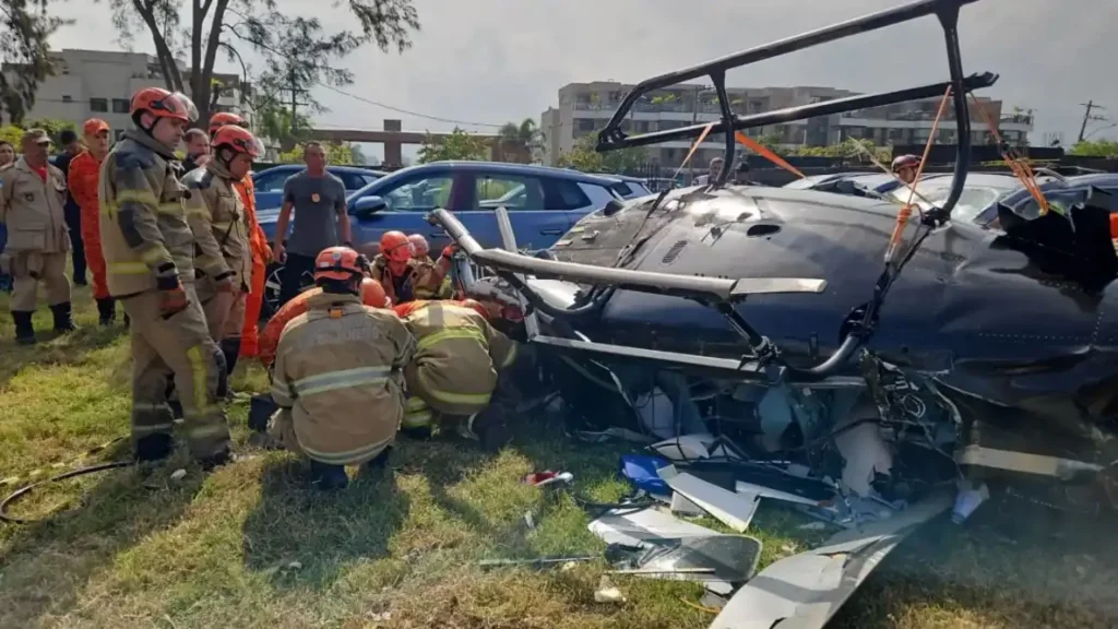 Novas informações sobre acidente aéreo no Rio revelam identidade das seis vítimas