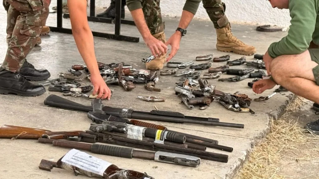 Polícia Federal destrói 70 armas de fogo em Santa Catarina e reforça ações de desarmamento