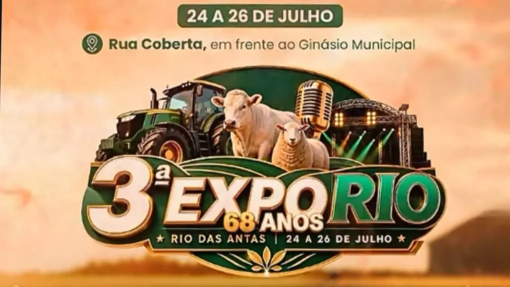 Rio das Antas lança programação dos 68 anos com Expo Rio com show nacional
