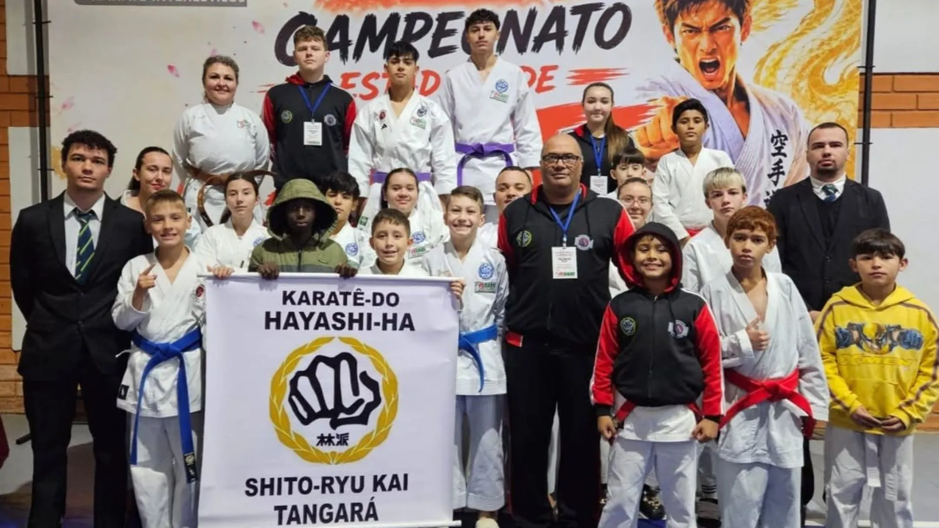 Tangará conquista vice-campeonato geral no Campeonato Estadual de Karatê