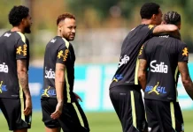 Treino da Seleção revela testes de Ancelotti para jogo contra o Haiti e retorno de Neymar Treino da Seleção revela testes de Ancelotti para jogo contra o Haiti e retorno de Neymar