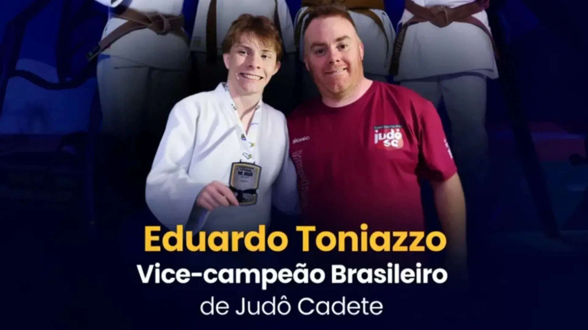 Atleta de Videira conquista vice-campeonato no Campeonato Brasileiro Cadete de Judô