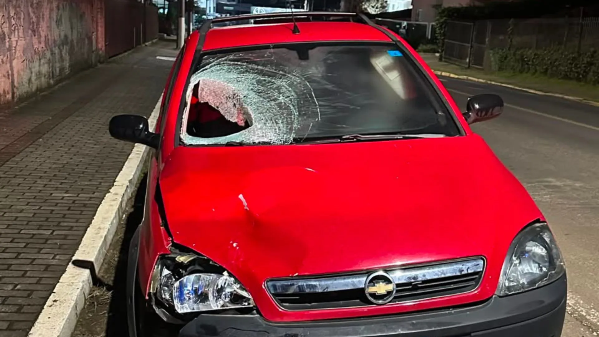 Mulher é brutalmente atropelada em Caçador