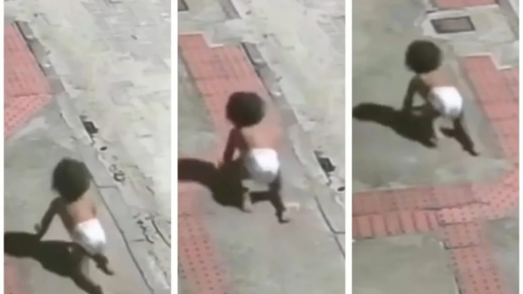 Bebê é salva após engatinhar sozinha em avenida durante a madrugada