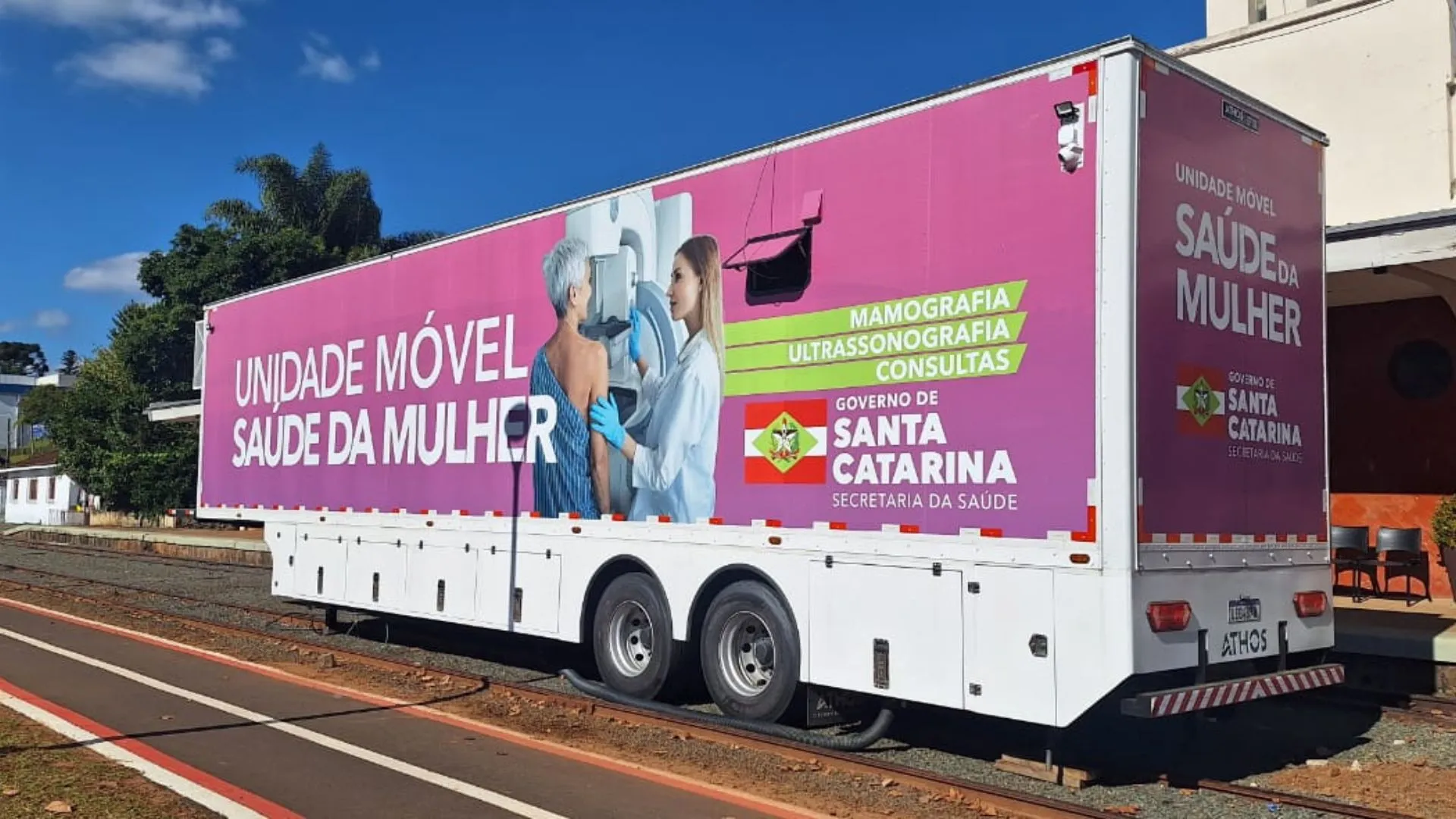Carreta da Saúde da Mulher inicia atendimentos em Caçador