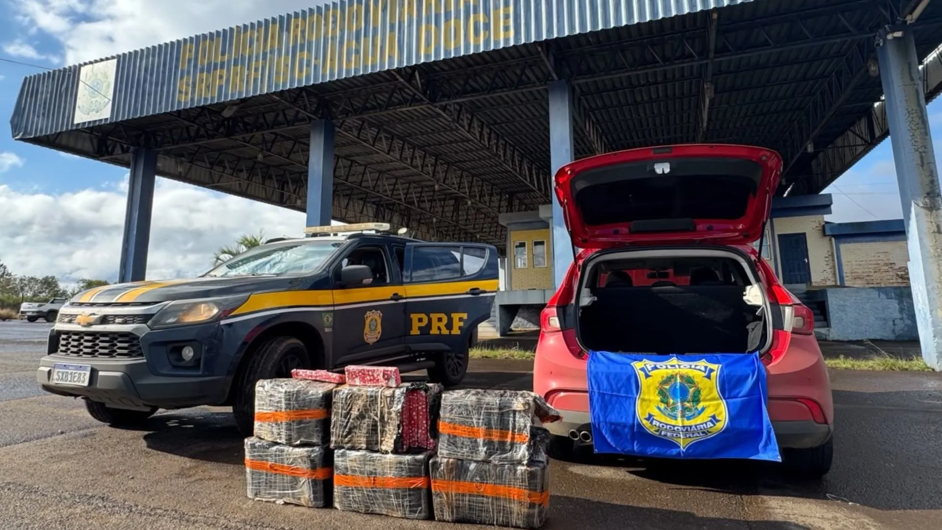 Droga interceptada em Água Doce teria como destino Caçador