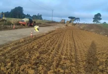 Obras da Estrada da Paca avançam em Matos Costa Obras da Estrada da Paca avançam em Matos Costa