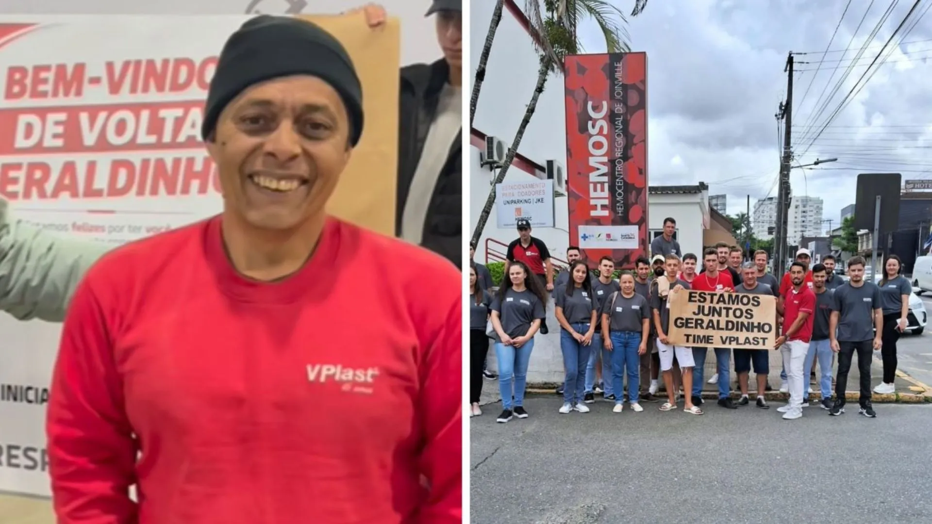 Trabalhador supera leucemia e recebe homenagem emocionante