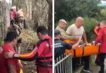 Homem é salvo após cair no Rio do Peixe em Caçador Homem é salvo após cair no Rio do Peixe em Caçador