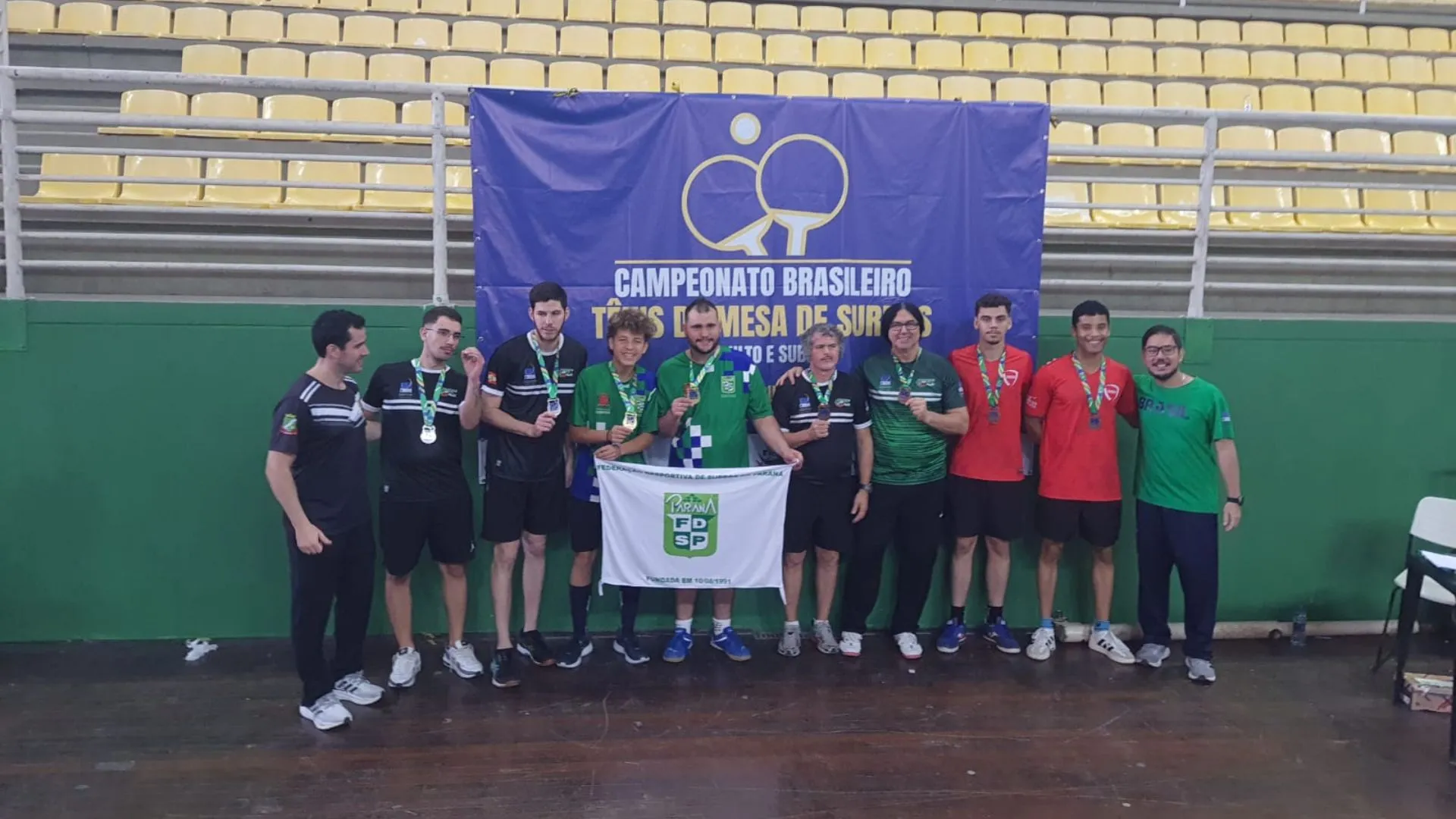 Caçador é medalhista no Campeonato Brasileiro de Tênis de Mesa para Surdos