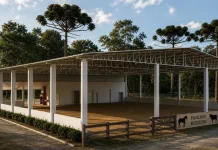 Caçador terá novo pavilhão multiuso com investimento de R$ 2 milhões Caçador terá novo pavilhão multiuso com investimento de R$ 2 milhões