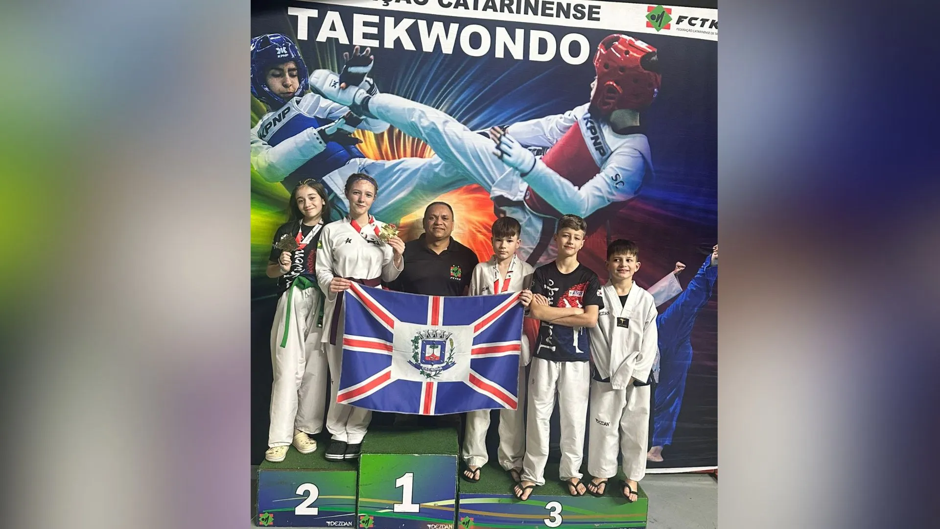 Atletas de Caçador garantem vaga no Brasileiro de Taekwondo