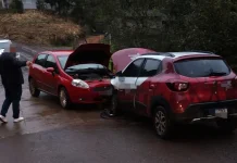 Acidente entre dois carros deixa dois idosos feridos em Arroio Trinta Acidente entre dois carros deixa dois idosos feridos em Arroio Trinta
