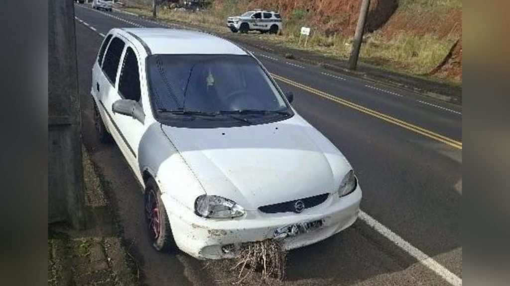 Polícia Militar recupera em Água Doce veículo furtado em Salto Veloso