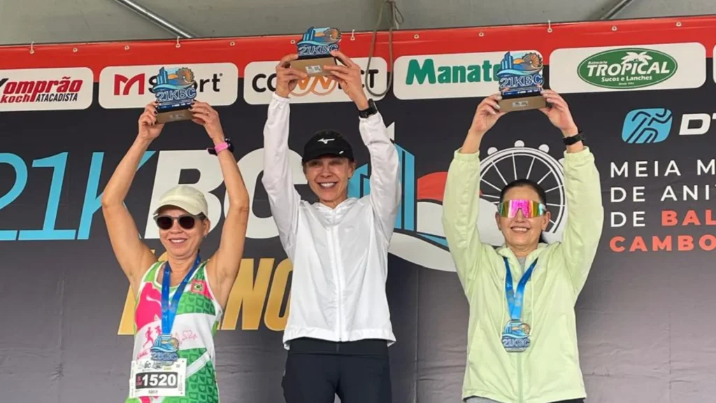 Atleta de Videira conquista ouro nos 5 km da Meia Maratona de Balneário Camboriú