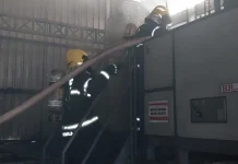 Rápida ação evita incêndio de grandes proporções em empresa de Videira Rápida ação evita incêndio de grandes proporções em empresa de Videira