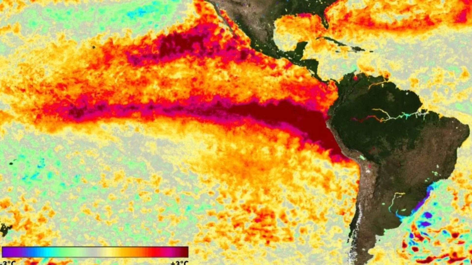 El Niño ganha força e pode se tornar um dos mais intensos da história, alerta NOAA