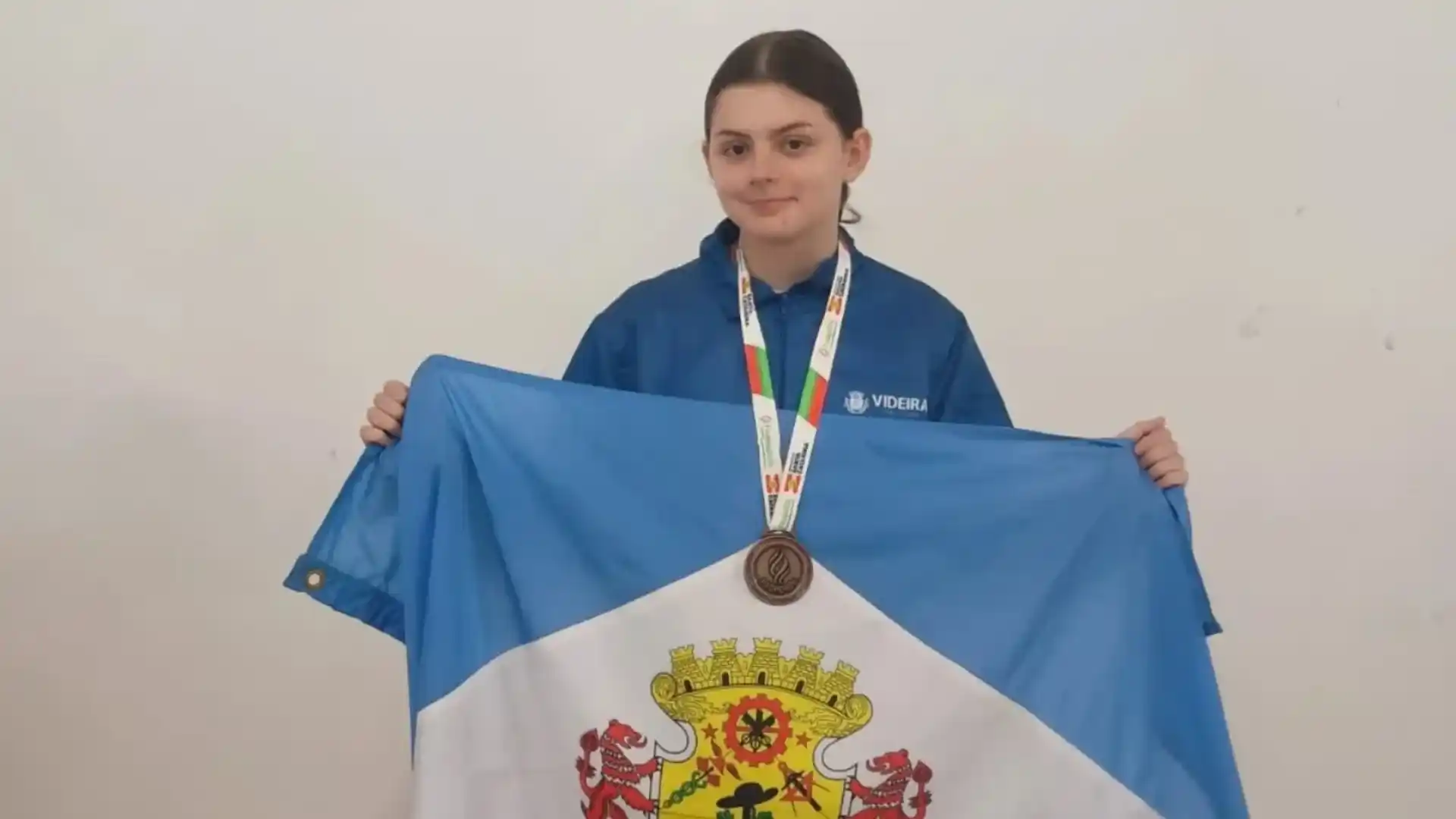 Amanda Vitória Zornitta Kaffer conquista bronze nos Joguinhos Abertos