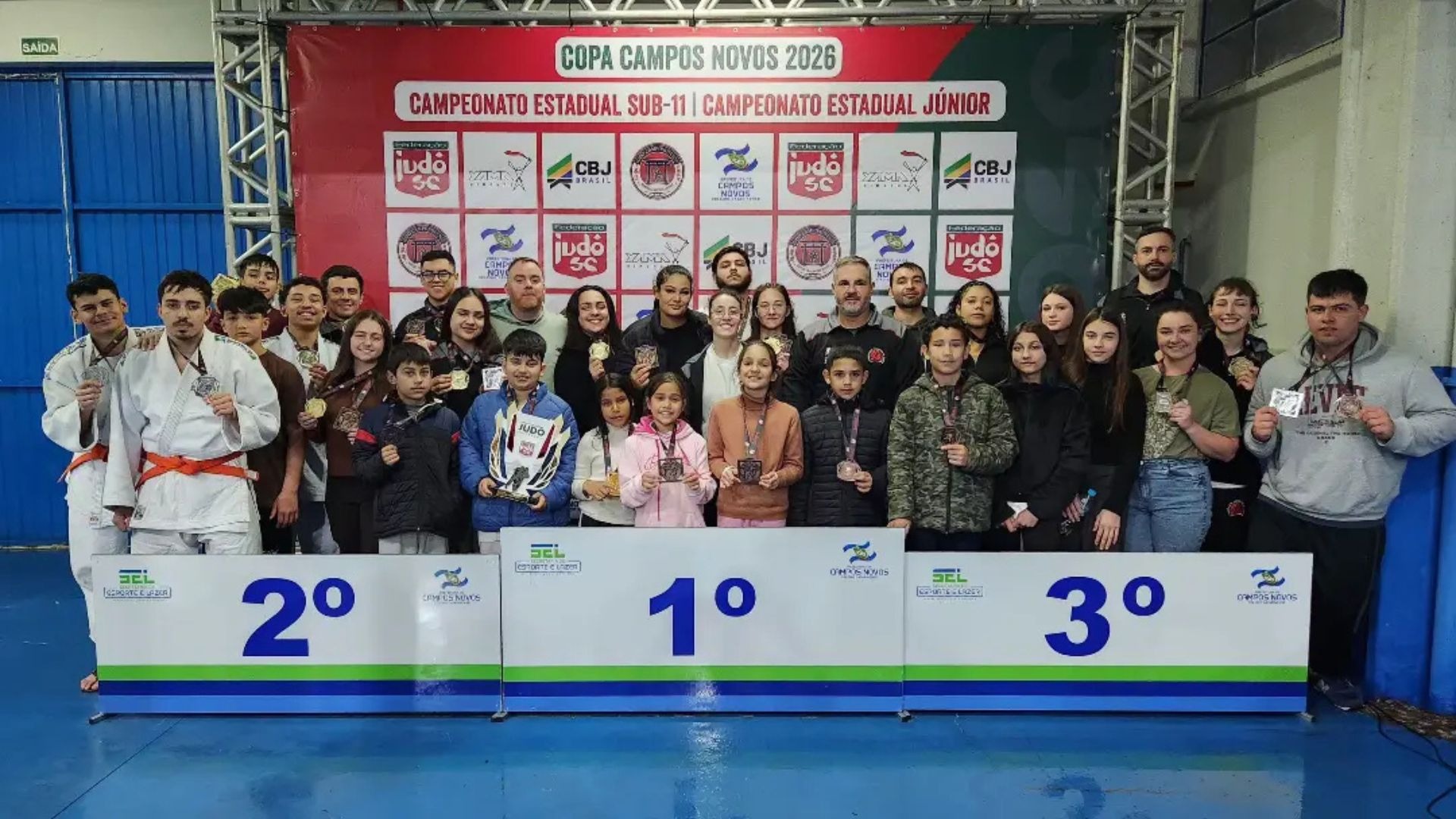 Associação Videirense de Judô conquista o título geral da Copa Campos Novos 2026