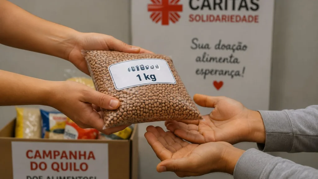 Cáritas lança Campanha do Quilo para ajudar famílias em Caçador