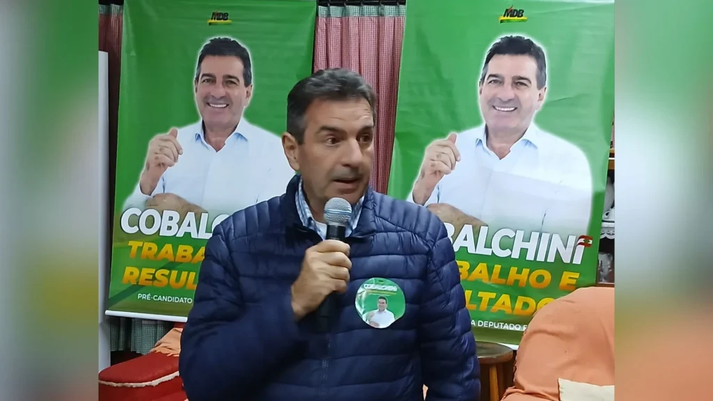 MDB terá candidato a governador em 2030, diz Cobalchini