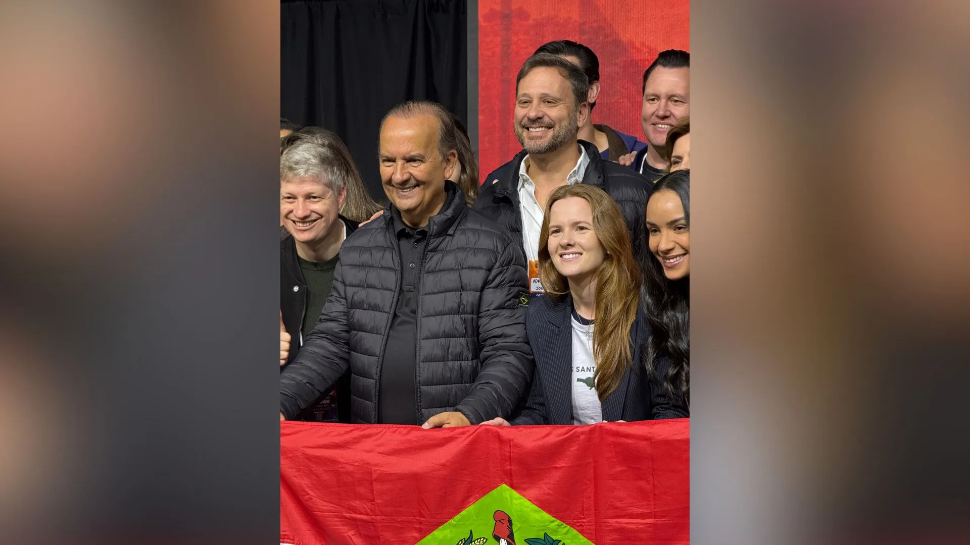 Isadora Piana participa do lançamento da pré-candidatura de Adriano Silva