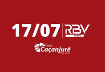 RBV Notícias Caçanjurê – 17/07/2026 – Edição 1596 RBV Notícias Caçanjurê – 17/07/2026 – Edição 1596