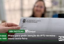 RBV Notícias Caçanjurê – 30/07/2026 – Edição 1605 RBV Notícias Caçanjurê – 30/07/2026 – Edição 1605